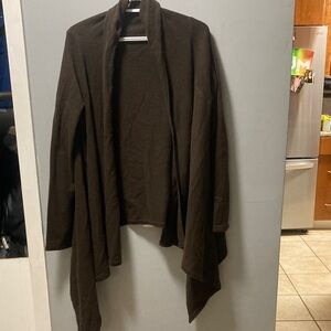 Chic Brown 100 percent Cashmere Women's Shrug